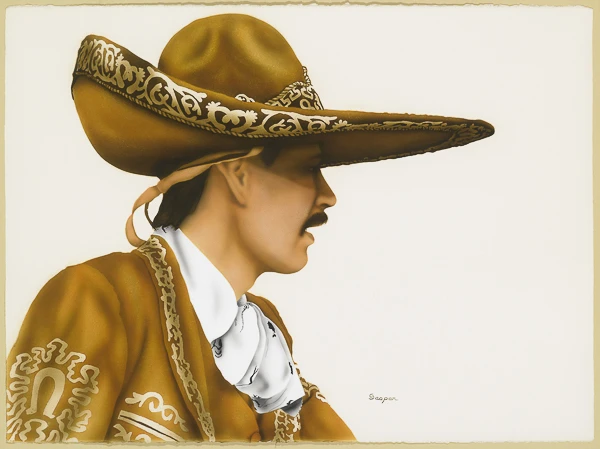 El Charro Horseman from the Home fine art portfolio by Gaspar Enriques